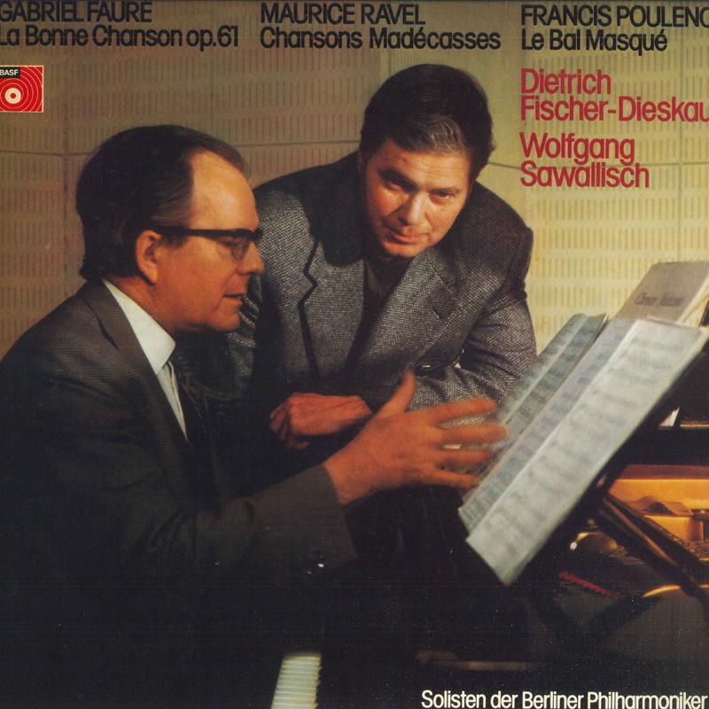 Виниловая пластинка DIETRICH FISCHER DIESKAU Сборник известных французских песен KUX3040B BASF 1976 Япония Классическая Подержанная