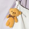 10PC Stuffed Plush Teddy Bear Doll Cute Animal Bear Plush Toy Little Bear Keychain Gir Key Chain Bag Pendent Children Small Gift