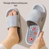 Couple's Non-Slip Acupuncture Massage Slippers for Home Bath - Foot Therapy Sandals for Men and Women