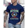 Никогда не доверяй атому наука смешная футболка химия или физика мужская винтажная графическая футболка мужская новинка уличная футболка мужская топ