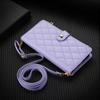 Crossbody Phone Case for Google Pixel 10 Pro XL Pixel9 9A 8 8A 7 7A 6 6A Diamond Pattern Zipper&buckle Leather Card Slot Wallet