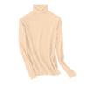 Women's Slim Fit Temperament Wool Long Sleeve Seamless Turtleneck Sweater