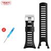 Rubber Watchband For Suunto Watch Band Ambit 1/2/2S/2R/3 Sport/3 Run/3 PEAK Watches Replacement Wrist Bands Flexible Strap