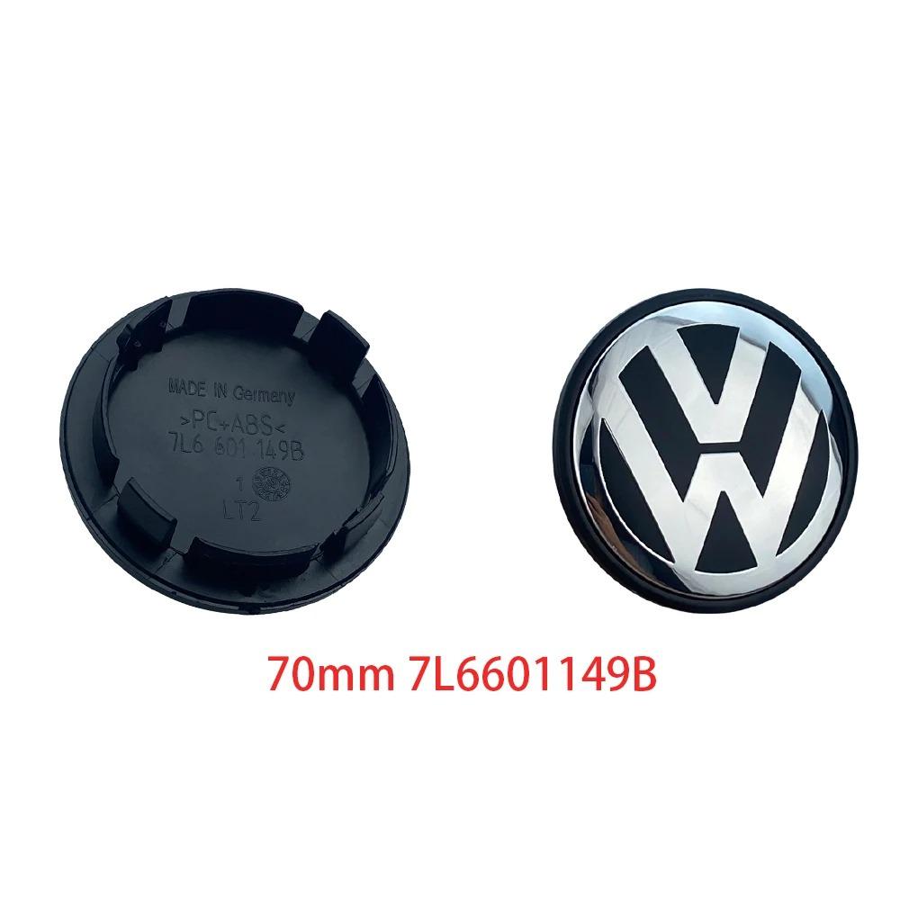 For Volkswagen VW 4pcs 55mm 56mm 65mm 70mm Car Styling Wheel Center Cap Hub Covers Badge Accessories For VW Volkswagen 3B7601171 1J0601171