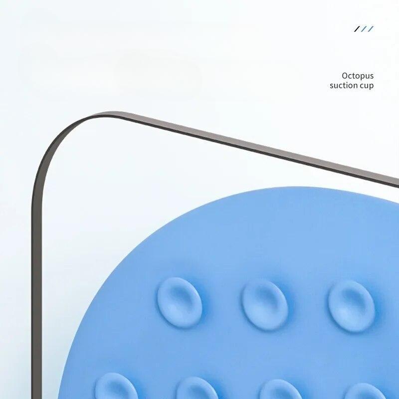 Silicone Shower Back Massage Reusable Cleaning Brush Shower Feet Wash Mat Multifunction Sucker Wall Mat Rub Foot Arms Body Bath
