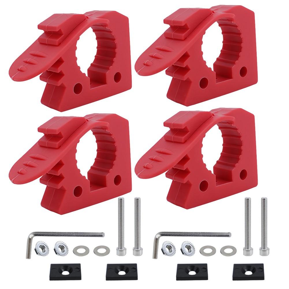 Heavy Duty Rubber Clamp for Offroad ATV UTV Truck Tools Secure Mounting
