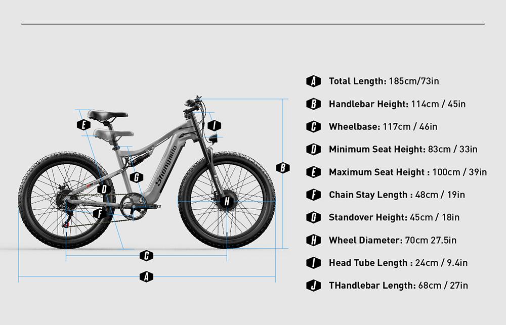 Shengmilo S600 Electric Bike - 2000W Dual Motor, Samsung 17.5Ah Battery, Shimano 7-Speed, Fat Tire 26×3.0 for All-Terrain Riding