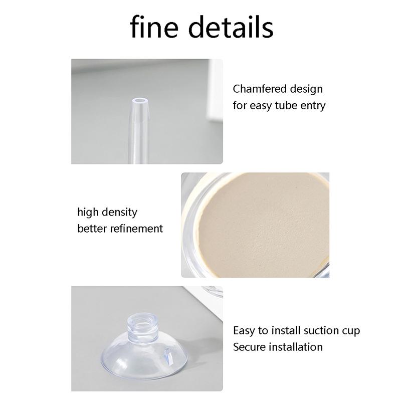 Аквариумный распылитель Co2, прозрачный диффузор Co2, очиститель, интегрированный материал ПК