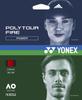 YONEX Теннисные струны Poly Tour Fire 130 PTGF130 Красные (1,30 мм)
