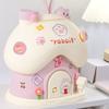 Mushroom House Money Box Portable Safe Savings Jar Creative Cash Box  Gift