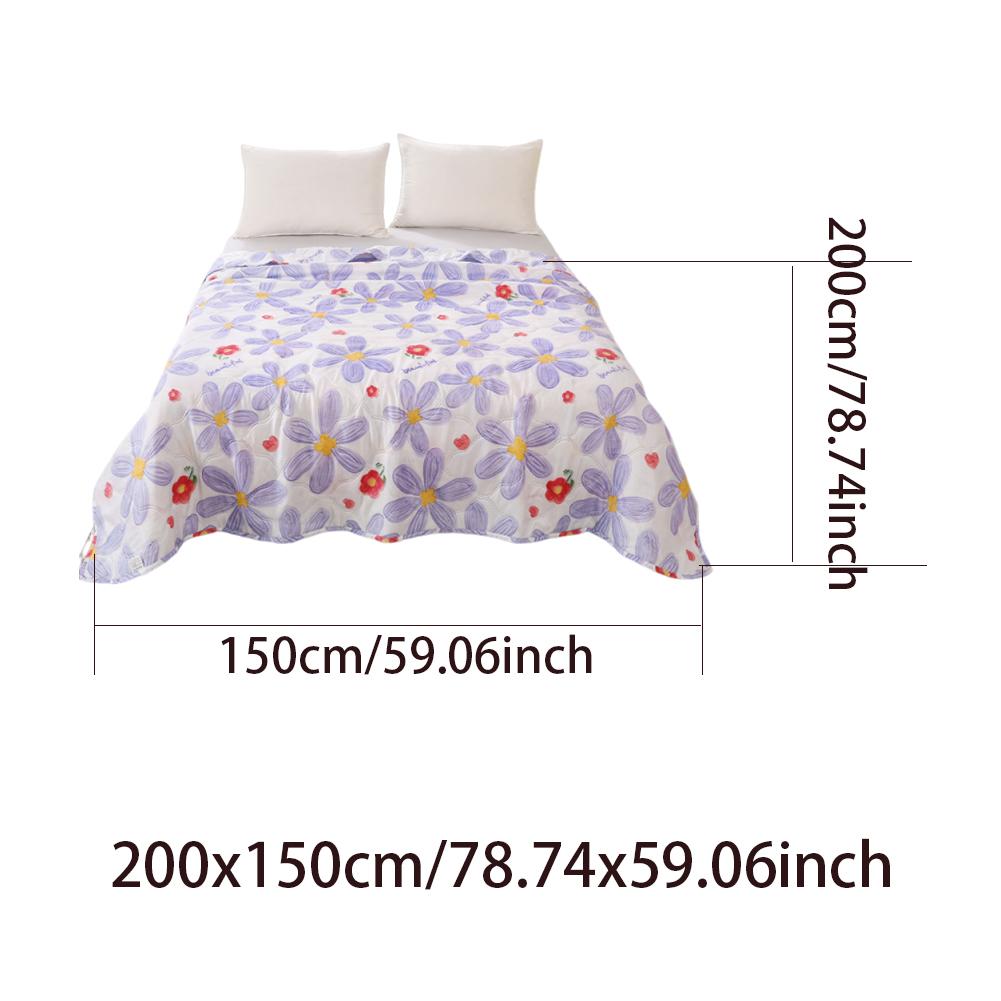 Летнее одеяло для людей, страдающих от ночной потливости, охлаждающее, дышащее, полотенце-одеяло, ледяное одеяло 150x200см