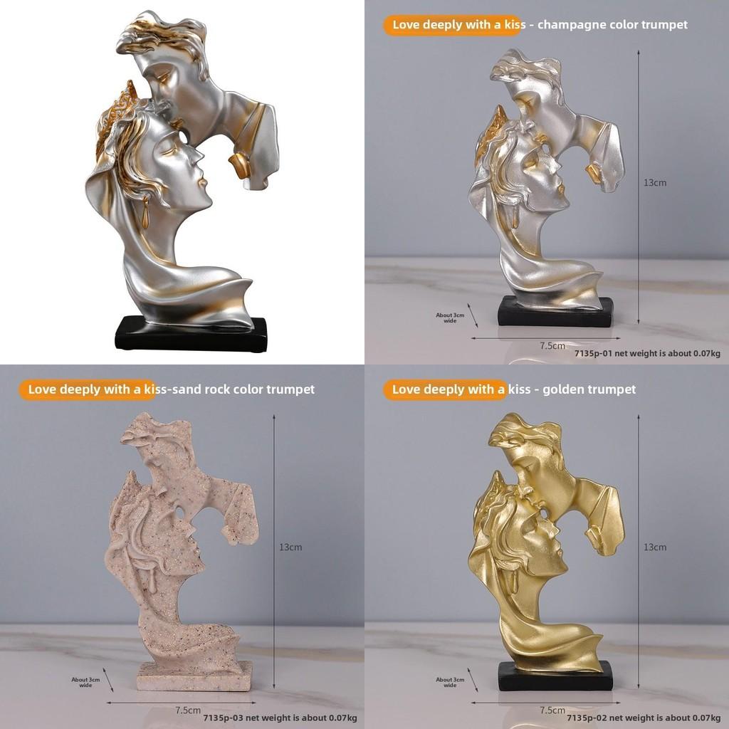 Modern Resin Minimalist Sculpture For Home Office Decor Gift For Friends Couples