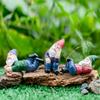 Террариумные украшения, забавные фигурки эльфов и гномов для йоги, микропейзаж, сказочный сад, миниатюрные гномы