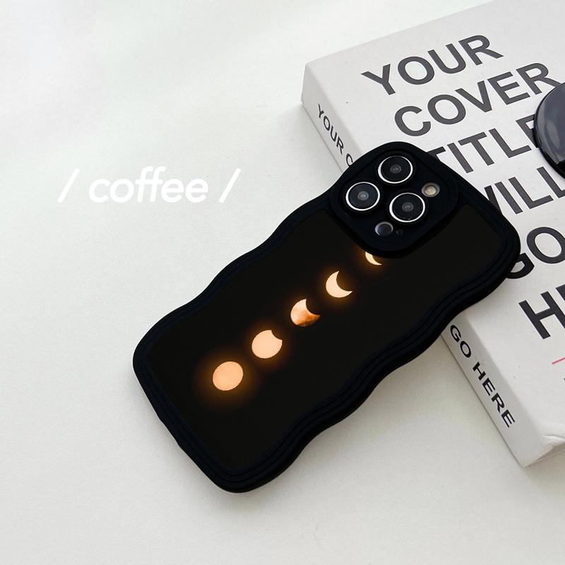 Wave Shape Phone Case For Realme C53 C55 Redmi Note 12 Note 11 Pro Vivo V23e Y35 Y02 Samsung S23 Ultra A53 A52 IPhone Tecno Spark Soft Silicone Cover