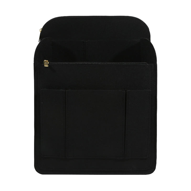 Multi-Grid Felt Backpack Organizer Insert for Women And Men Lightweight Travel Rucksack Insert with Zipper Pockets