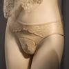 Сексуальные экзотические трусики, нижнее белье, ночное белье, мужские кружевные трусы для геев, нижнее белье, прозрачные сетчатые трусы с ремешками без вырезов