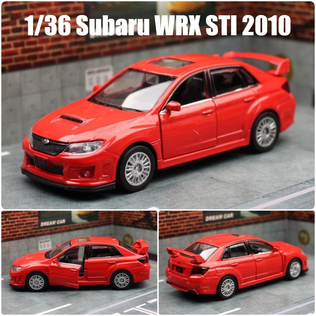 Subaru Impreza WRX STI 2010 Rally Car JDM Simulation Diecast & Toy Vehicle RMZ City 1:36 Alloy Model Gifts For Children