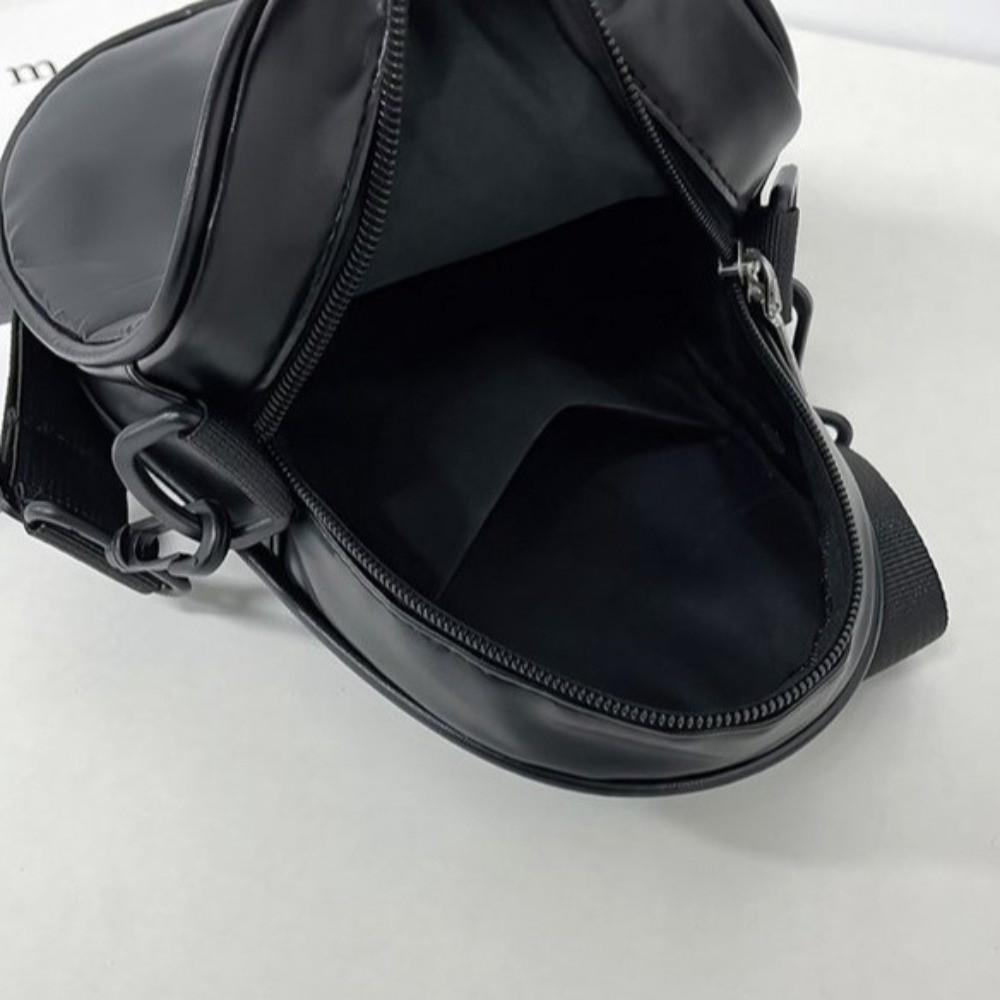 Adjustable Strap Ghost Crossbody Bag PU Leather Halloween Mini Bag Cute Shoulder Bag Daily Use