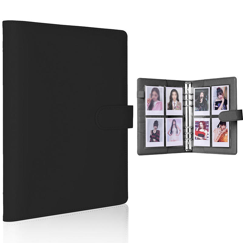 Kpop Photocard  Binder Photo Cards Collect Book Album PU Leather Notebook Photo Protector School Stationery