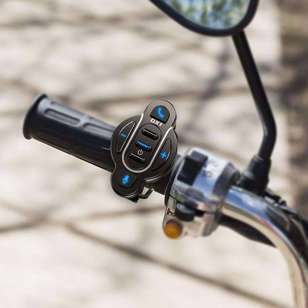 Bluetooth 5.4 руль мотоцикла умный пульт дистанционного управления водонепроницаемый беспроводной медиа-контроллер для шлема наушники велосипед