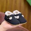 Зимняя обувь для младенцев унисекс: Теплый велюр для младенцев 0-12 месяцев
