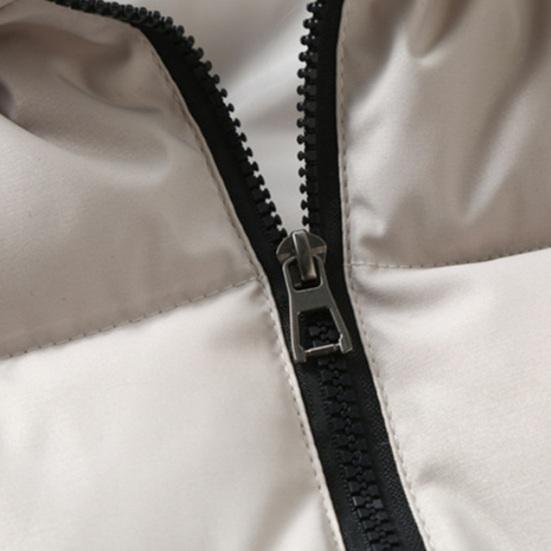 Унисекс хлопковый жилет с капюшоном, воротником-стойкой, завязками на шнурке, без рукавов, застежкой-молнией, жилет с карманами, однотонный утепленный жилет, куртка