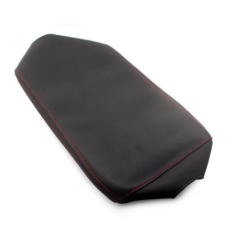 Мягкий кожаный чехол на подлокотник из микрофибры для Mazda CX-5 2017 2018, автомобильный Стайлинг, центральный контрольный подлокотник, кожный чехол, наклейка, отделка