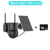 PTZ IP Camera Outdoor Wireless Solar Wifi Camera With Solar Panel 4MP HD Built-in 7800mAh Recharge Battery PIR Human Alarm iCsee