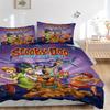 Постельное белье Scooby-Doo Mystery Solvers Пододеяльник Подарок для спальни, Включает 1 пододеяльник и 2 наволочки, Без вставкиB333