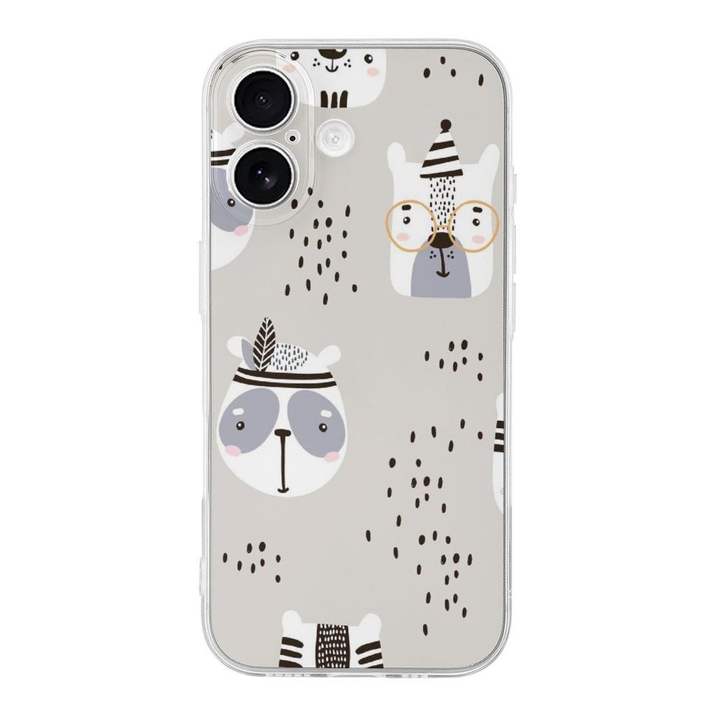 1 Pack For Iphone 17/17Air/17Pro/17ProMax Slim TPU Shock Absorption Clear Case With Camera Bezel, Scratch Guard And Soft Grip