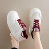 2025 Little White Shoes Children's Autumn New Korean Version Ins Female Students Platform Casual Sports Board Shoes Street Shoes
