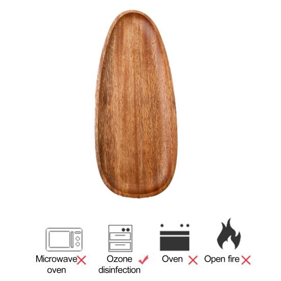 Деревянный поднос, универсальный деревенский деревянный сервировочный поднос, центральная часть стола, тарелка с фруктами для украшения дома, фермерского дома