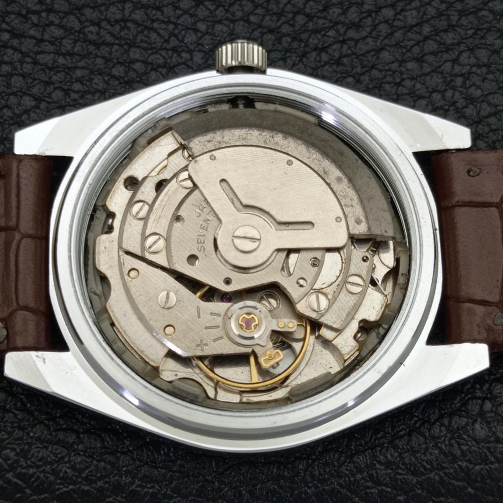 ВОССТАНОВЛЕННЫЕ МУЖСКИЕ ЧАСЫ SEIKO 5 AUTOMATIC, СДЕЛАНО В ЯПОНИИ, КРАСНЫЙ ЦИФЕРБЛАТ, ИЗГОТОВЛЕНЫ НА ЗАКАЗ a440073-2 QV90-a440073