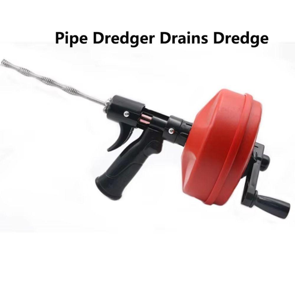 Flexible Plumbing Drain Snake Auger Professional Pipe Dredging Machine Bathrom Blockage