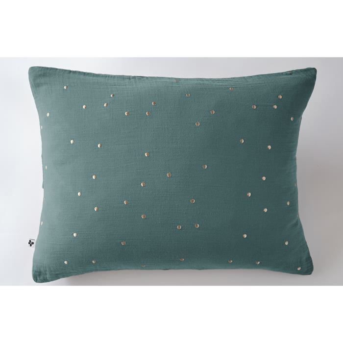 Taie d'oreiller - Gaia Chics - Canard - 50 x 70 cm - Gaze de Coton - Élégance Chic