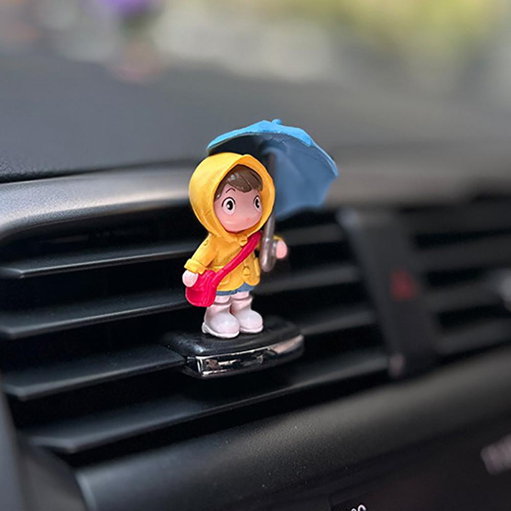 Красочный Мультяшный Зонт Украшение для Автомобиля ПВХ Автомобильная Кукла Подарок Автомобильные Декоративные Украшения