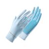 Spring and Summer Women's Sun Protection Gloves Two Finger UV Resistant Thin Ice Silk Cool Outdoor Cycling Full Finger Gloves