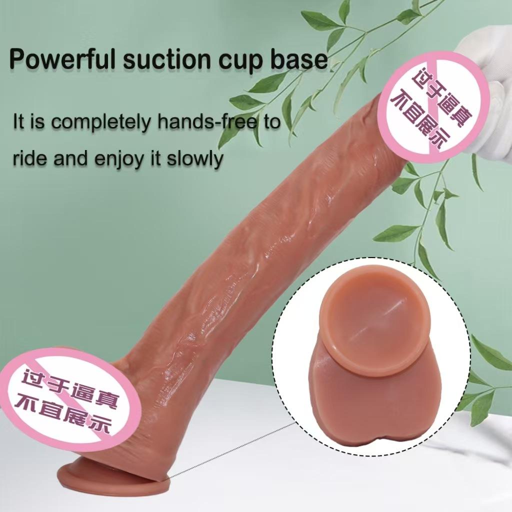 Liquid Silicone Simulation Dildo Super Large and Thick Dildo Female Dildo Masturbation Orgasmic Device Adult Sexual Product