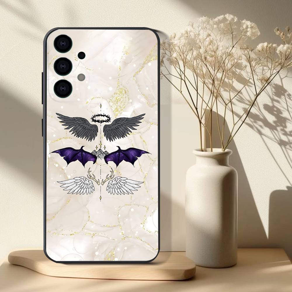 Чехол для телефона Samsung S25, S24, S21, S22, S23, S30, Ultra, S20, Plus, Fe, Lite, Note, 10, 9, 5G T-Throne Of Glass Черный Чехол