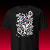 Grunge Skeleton Tee | Anti Addiction Art | Dark Edgy Statement Shirt