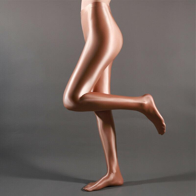 70D Shiny High Glossy Elastic Plus Size Pantyhose Shaping Stockings Tights XXXL