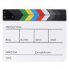 Wood+Acrylic Clapboard Dry Erase Director TV Film Movie Clapper Board Slate