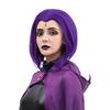 Костюм для косплея Raven из Teen Titans, женский костюм, боевое тело Magic Girl, комплект с фиолетовым плащом с капюшоном