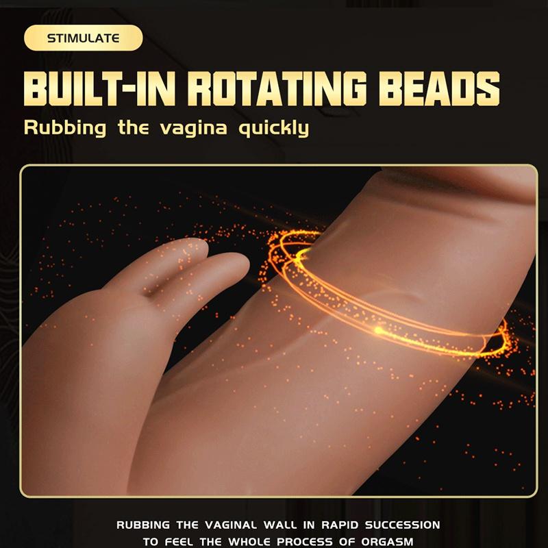 Телескопический фаллоимитатор-вибратор для женщин, стимулятор клитора, игрушка для взрослых, эротические секс-машины, женская вагина, страпон, мастурбатор, оргазм