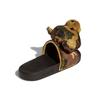 Jeremy Scott x adidas Adilette Slide Camo Teddy Унисекс Кроссовки Черный Основной черный H02882