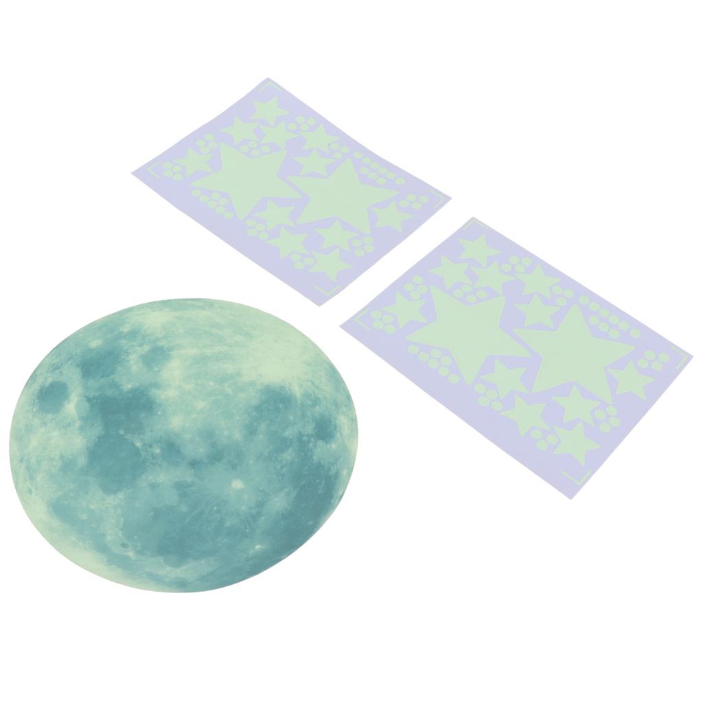 Planet Star Wall Stickers Luminous Wall Decals for Kids Room Baby Nursery Home Decoration