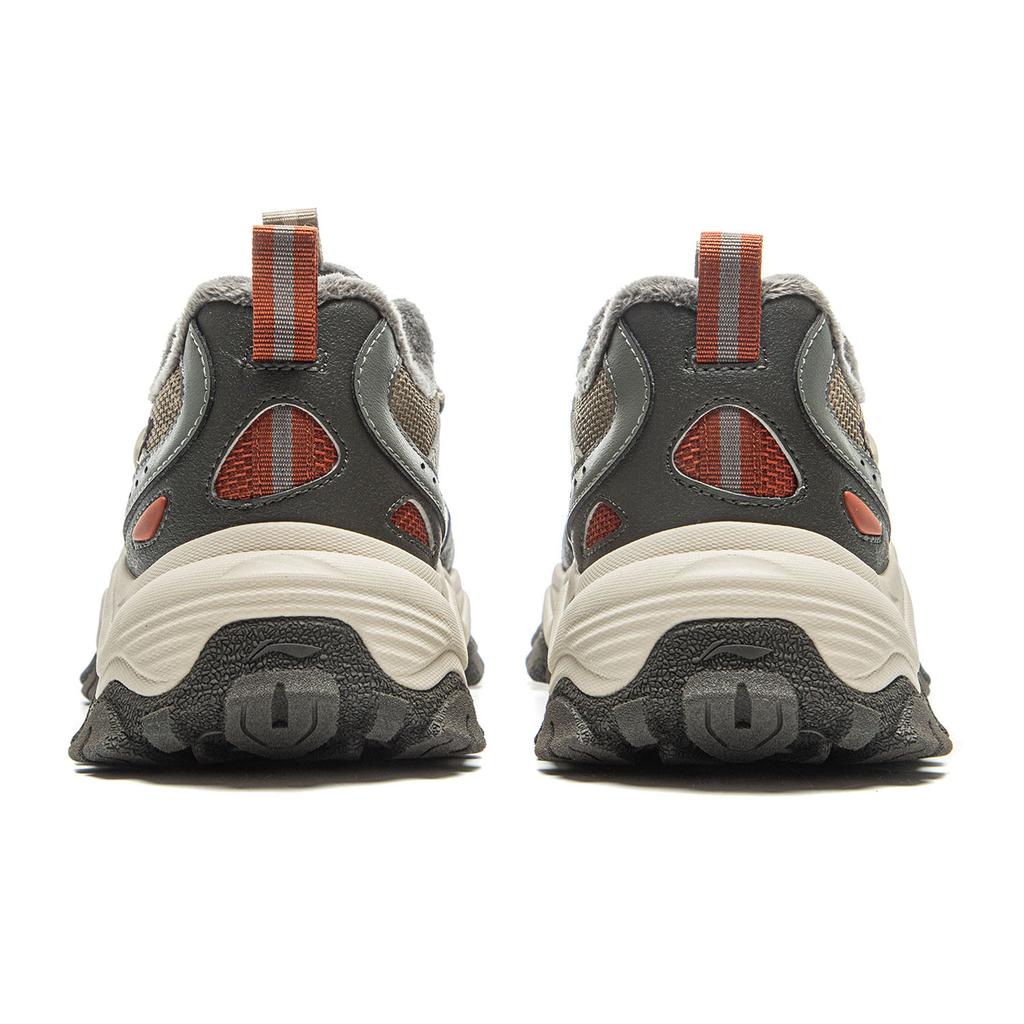Li Ning Mountain Trek WNTR LOW Амортизация Устойчивость к истиранию Дышащие Низкие Повседневная Обувь Мужская Серая AGLV167-2