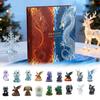 Dragon Themed Advent Calendar 2025 24 Days Acrylic Ornament with Surprise Miniatures Christmas Countdown Decor for Tree & Holiday Display