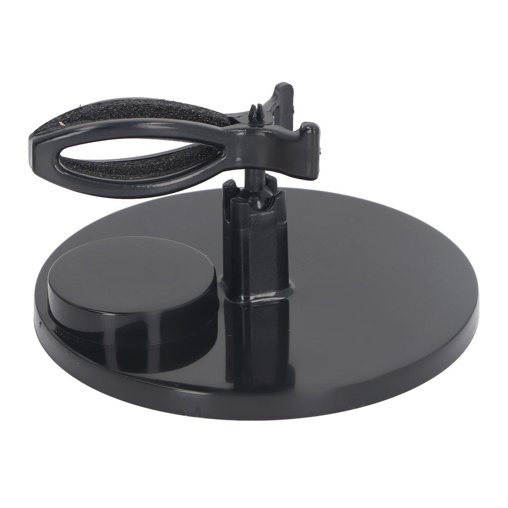 Держатель для флакона лака для ногтей Сильная фиксация Регулируемый зажим Защита от проливания Держатель лака для ногтей для маникюра Нейл-арта Черный