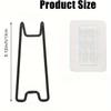 5 шт. Регулируемые подставки-мольберты для фоторамок - Самоклеящиеся, черные, подходят для рамок размером от 7,09 до 10,24 дюйма для демонстрации произведений искусства